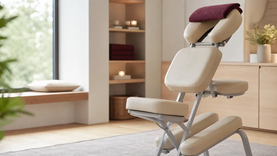 Cadeira ergonômica preparada para quick massage